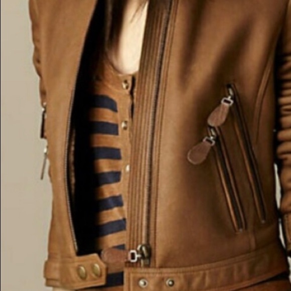 Burberry Brit shearling brown aviator coat 12-14 looking to buy. - Picture 2 of 3